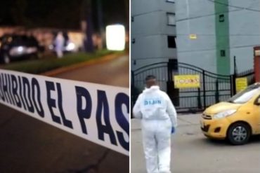 ¡TRÁGICO! Sicarios acribillaron a madre e hijo venezolanos en Bogotá e hirieron a un hijo de este (+Video)