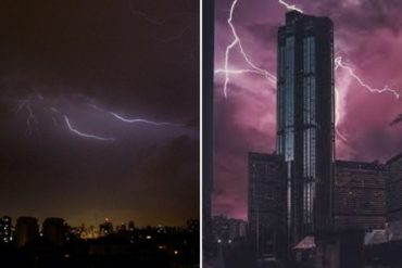 ¿THOR, ERES TÚ? Tormenta eléctrica azotó Caracas durante la madrugada de este #9Jun y causó numerosos destrozos (+Videos)