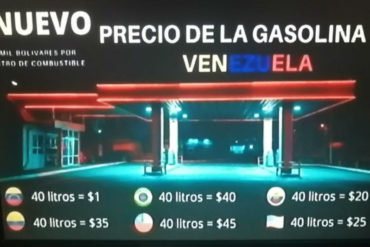 ¡VEA!  Los engañosos datos que mostró VTV sobre el aumento de la gasolina (+Capturas)