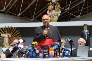 Cardenal Baltazar Porras: “La única forma de arreglar los conflictos es conversando, es dialogando, es negociando”