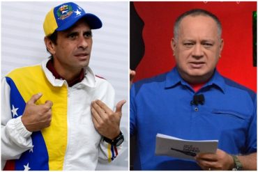 ¿METIENDO CASQUILLO? Diosdado retó a Capriles Radonski a postularse para las elecciones de gobernadores y alcaldes: “Este lo que quiere es ser presidente”