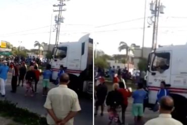 ¡ATENCIÓN! Retienen gandola con gasolina en la intercomunal Barquisimeto-Acarigua este #3Jun (conductores tienen dos días en cola) (+Video)