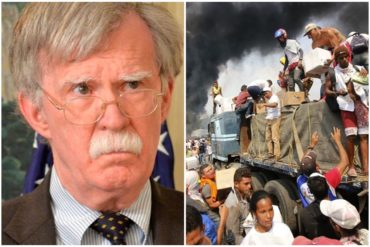 ¡LO DIJO! “Simplemente fracasó”: lo que dijo Bolton en su libros sobre el fallido ingreso de la ayuda humanitaria a Venezuela el #23Feb (+Revelaciones)