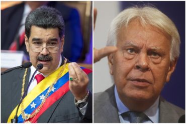 ¡QUE QUEDE CLARO! Felipe González dijo que Maduro debe «quedar excluido» de un gobierno de transición en Venezuela