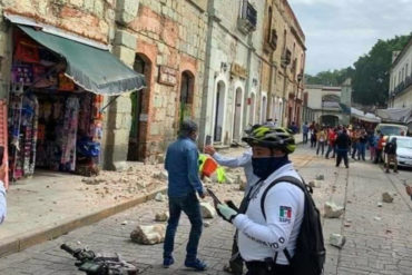 ¡LO ÚLTIMO! Registran 2 muertos tras potente sismo de magnitud 7,5 que sacudió el sureño estado de Oaxaca en México (+Videos impactantes)