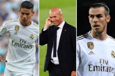 ¡NO SE GUARDÓ NADA! Zinedine Zidane rompe el silencio sobre James Rodríguez y Gareth Bale tras la culminación de La Liga: «Al final es así, la situación cambia siempre»