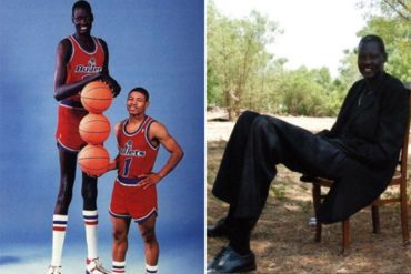 ¡SORPRENDENTE HISTORIA! Manute Bol: De vivir en una tribu en medio de la selva a transformarse en el basquetbolista más alto de la NBA