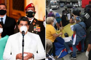 ¡PATÉTICO! Maduro se jacta de una FANB “con valores éticos y espirituales” mientras estos agredían salvajemente a pensionados en protesta (+Video) ¡PATÉTICO! Maduro se jacta de una FANB “con valores éticos y espirituales” mientras estos agredían salvajemente a pensionados en protesta (+Video)