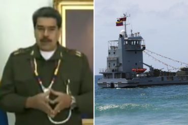 ¿ASUSTADO? Maduro habló por videollamada a nombre de la Armada para enviar temeroso mensaje a Trump: “Imperio gringo, go home, fuera de nuestros mares” (+Video)