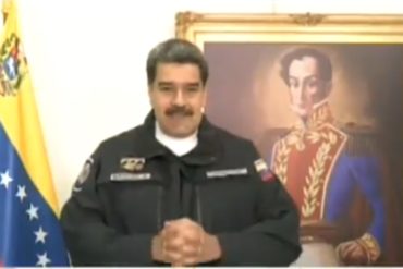 ¡VEA! Un Maduro “desde la distancia” dirigió los ascensos de oficiales de la PNB (+Video)