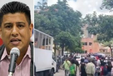 ¡ENARDECIDOS! «Así no se gobierna»: Rechazaron presencia de Pedro Infante en sede de la PNB donde encarcelaron a estudiantes de las residencias Livia Gouverneur (+Video)