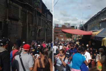 ¡QUÉ PELIGRO! “Sin distanciamiento social”: así estaban las calles de Petare este #27Jul tras las nuevas “medidas preventivas” anunciadas por Maduro (+Foto)