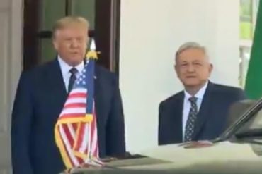 ¡LE CONTAMOS! López Obrador llega a la Casa Blanca para su reunión con Trump este #8Jul (+Video)