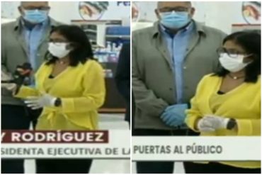 ¡MARAVILLADA! Delcy manifestó su «impresión» por el supermercado iraní inaugurado en Terrazas del Ávila (+aseguró «precios accesibles»)