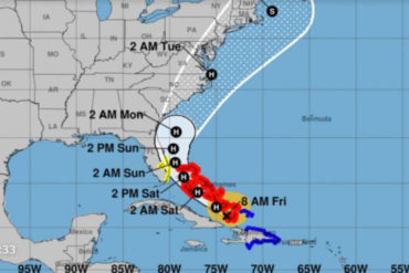 ¡ALERTA! Gobernador de Florida declara estado de emergencia para la costa este ante la llegada del huracán Isaías