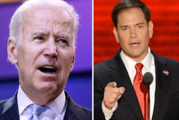 ¡AJÁ! Marco Rubio pide a Biden no caer en la «trampa» del diálogo de Maduro: «No quiten sanciones hasta que haya un proceso de elecciones realmente libre y democrático» (+Video)