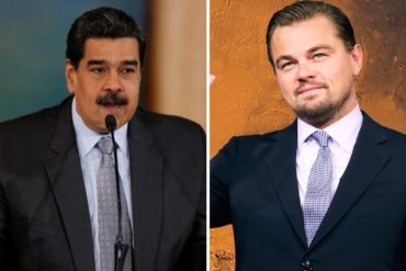 ¡SI TÚ LO DICES! Maduro dice que EEUU paga miles de dólares a artistas para hacer campaña contra Venezuela (no le gustaron las críticas de Leo DiCaprio)