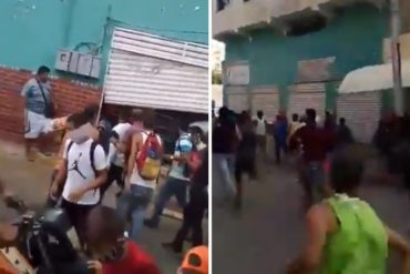 ¡OJO! Reportan saqueos y enfrentamientos en el mercado municipal de Puerto la Cruz este #14Jul (+Videos)