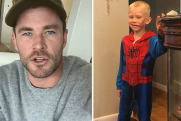 ¡EMOTIVO! «Eres mi héroe»: El mensaje que le envió «Thor» (Chris Hemsworth) al niño de 6 años que sufrió múltiples heridas tras evitar que un perro atacara a su hermanita