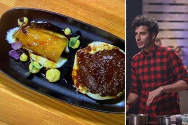 ¿QUÉ TAL? Venezolano logra clasificar en el MasterChef Hungría 2020 con la receta de un asado negro y plátano (+Video)