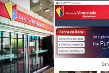 ¡QUÉ RARO! Después de varias horas de fallas, Banco de Venezuela informó que todos sus servicios digitales fueron restablecidos