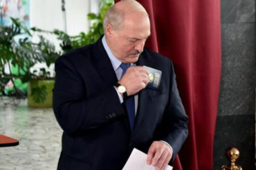 ¡LO ÚLTIMO! Aleksandr Lukashenko es reelegido como presidente de Bielorrusia con al menos 80 % de los votos, según sondeos