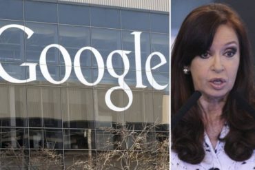 ¡ENARDECIDA! Cristina Fernández denunció a Google por aparecer como “Ladrona de la nación Argentina” en el buscador