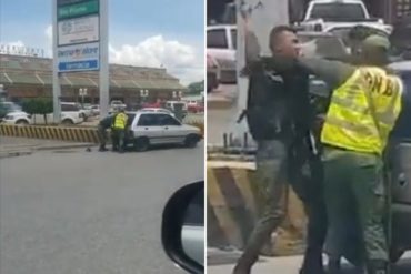 ¡LO QUE FALTABA! “Matándose por gasolina”: Funcionario de la GNB y otro del Cicpc protagonizan una trifulca en una estación de servicio de Aragua (+Video del bochorno) ¡LO QUE FALTABA! “Matándose por gasolina”: Funcionario de la GNB y otro del Cicpc protagonizan una trifulca en una estación de servicio de Aragua (+Video del bochorno)