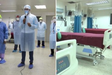 ¡MÍRENLOS, PUES! Héctor Rodríguez y el presidente del BCV aparecieron en VTV con más equipos de seguridad que cualquier médico venezolano (+Video y fotos)