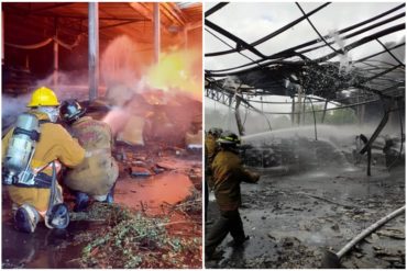 ¡VÉALO! Así quedó la antigua planta de Goodyear en Carabobo tras voraz incendio registrado el #1Ago (+Fotos)