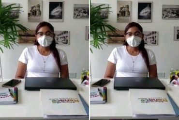 ¡LO DIJO! Presidenta del Concejo Municipal de Maracaibo revela que dio positivo por COVID-19: «Quiero transmitir la tranquilidad» (+Video)