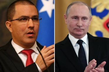 ¡AY, POR FAVOR! “Hacemos votos por la pronta masificación del medicamento”: El adulador mensaje de Arreaza a Rusia por registro de vacuna contra el coronavirus