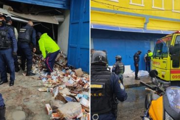 ¡LAMENTABLE! Una mujer falleció al desplomarse estructura de local comercial en el centro de Valencia (+Fotos)
