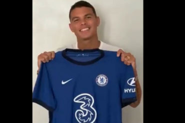 ¡LE CONTAMOS! Thiago Silva se presenta como nuevo jugador del Chelsea (+Video)