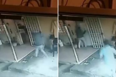 ¡POR POQUITO! Cámara de seguridad captó el momento en que maleantes intentaron meterse a una casa en Cojedes: la familia se salvó por poco (+Video)