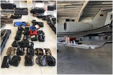 ¡LO ÚLTIMO! Autoridades de EEUU incautaron aeronave con matrícula venezolana con un arsenal de armas y miles de dólares en efectivo (hay dos detenidos)