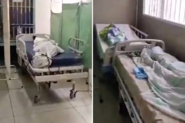 ¡QUÉ TERRIBLE! Denuncian que cadáveres de 3 adultos mayores permanecen en área de hospitalización de hospital en Acarigua (temen contaminación) (+Video)
