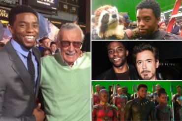 ¡DOLOROSO! Para el recuerdo: Las imágenes de Chadwick Boseman (Black Panther) juntos a sus compañeros del mundo Marvel