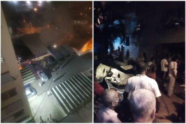 ¡TRÁGICO! Una adolescente fallecida y cuatro heridos tras explosión de bombona de gas en la avenida Andrés Bello de Caracas (+Video y fotos)