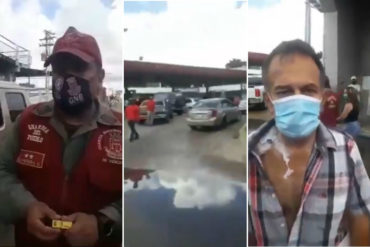 ¡VEA! Efectivos de la GNB no permitieron que paciente con enfermedad crónica recargara combustible en Monagas (+Video)