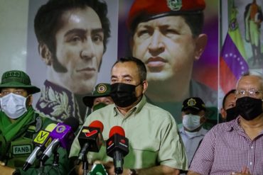 ¡LO NIEGA TODO! “No hemos tenido ataque a ningún puesto policial ni militar”: gobernador chavista de Bolívar negó hecho armado en la Dgcim en El Callao