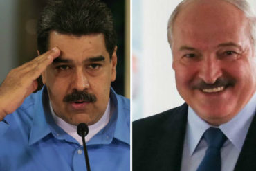 ¿POR QUÉ SERÁ? Maduro celebra la «inobjetable» victoria de Lukashenko en Bielorrusia a pesar de que el mundo ha denunciado fraude