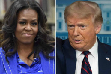 ¡CONTUNDENTE! Trump responde a Michelle Obama: No estaría en la hermosa Casa Blanca si no fuera por el “trabajo de tu esposo”