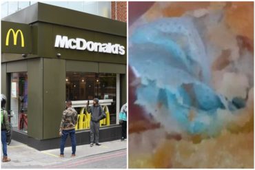 ¡UN HORROR! Niña de 6 años casi se muere por comerse un nugget de McDonalds que fue cocinado con una mascarilla adentro