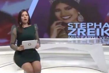 ¡QUÉ MAL! El nuevo pelón que cometió una periodista de Globovisión en plena transmisión en vivo (+Video)