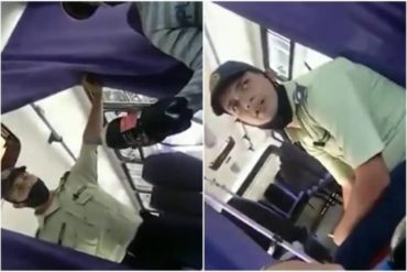 ¡BIEN BUENO! PoliCaracas fue pillado mientras extorsionaba a un chofer de transporte público: le quitó el dinero y hasta el refresco (+Video)