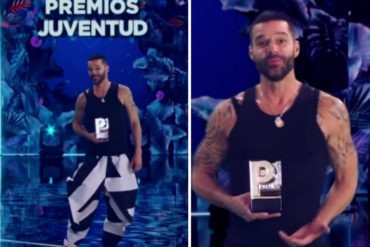 ¡ENTÉRESE! Ricky Martin es reconocido como “agente de cambio” en los Premios Juventud 2020 (+Video)