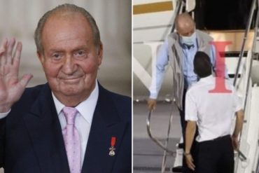 ¡OFICIAL! El rey emérito español Juan Carlos I se encuentra en Emiratos Árabes Unidos