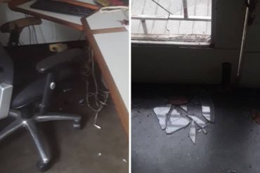 ¡GRAVE! Delincuentes desmantelaron la oficina de la Facultad de Humanidades de la UCV (se llevaron hasta el microondas) (+Fotos)