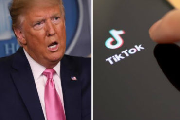 ¡VEA! El «toma y dame» entre TikTok y Trump: El presidente de EEUU quiere prohibirla por «motivos de seguridad nacional» (+Videos)